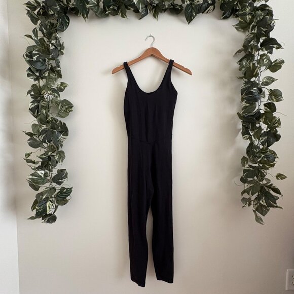 Lululemon Athletic Align Sleeveless Full Length Bodysuit 25” Black Women’s Sz 4